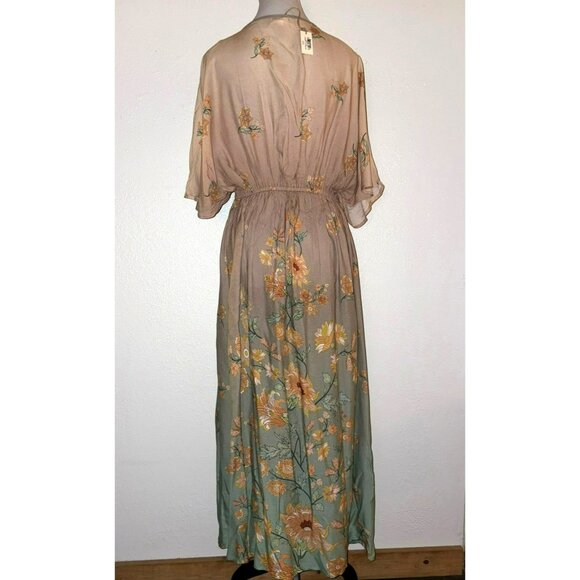 NWT World Market Floral Maxi Dress Size S/M - Picture 2 of 9